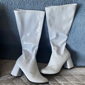 White Go-Go Boots